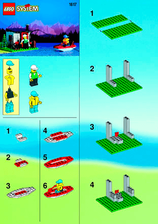 Preview for alternative construction for LEGO® Set 1817-1 - Number 2 BI 1817