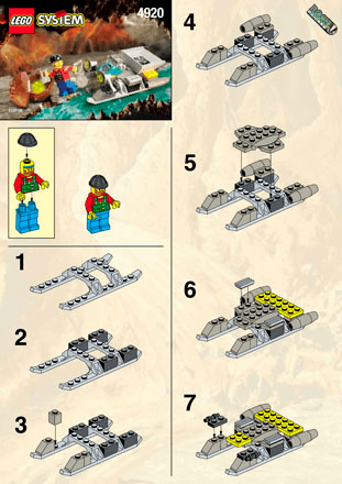 Preview for alternative construction for LEGO® Set 4920-1 - Number 1 BUILDING INST. FOR 4920