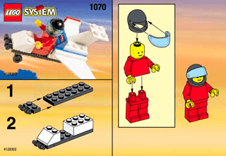 Preview for alternative construction for LEGO® Set 1070-1 - Number 1 BUILDING INSTR. FOR 1070