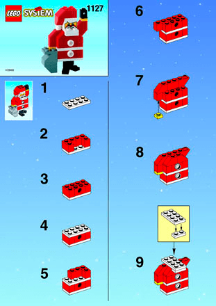 Preview for alternative construction for LEGO® Set 1127-1 - Number 1 BUILD.INST. FOR 1127 IN