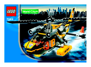 Preview for alternative construction for LEGO® Set 7044-1 - Number 1 BI  7044