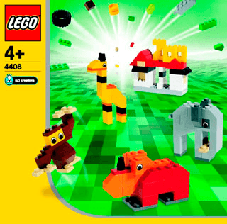 Preview for alternative construction for LEGO® Set 4408-1 - Number 1 BI 4408 IN