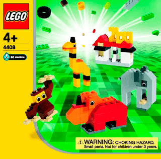 Preview for alternative construction for LEGO® Set 4408-1 - Number 2 BI 4408 NA