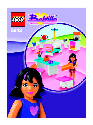 Preview for alternative construction for LEGO® Set 5943-1 - Number 1 BI, 5943 IN