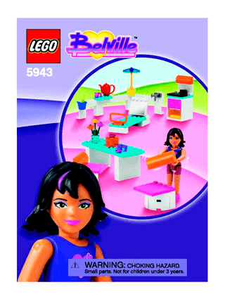 Preview for alternative construction for LEGO® Set 5943-1 - Number 2 BI, 5943 NA