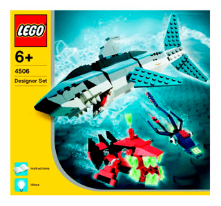 Preview for alternative construction for LEGO® Set 4506-1 - Number 1 BI, 4506