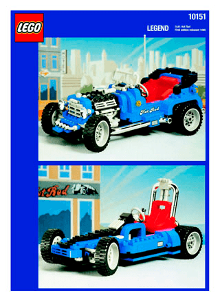 Preview for alternative construction for LEGO® Set 10151-1 - Number 1 BI, 10151