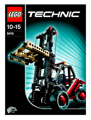 Preview for alternative construction for LEGO® Set 8416-1 - Number 1 BI, 8416/1