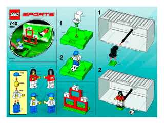 Preview for alternative construction for LEGO® Set 3568-1 - Number 1 BI  3568