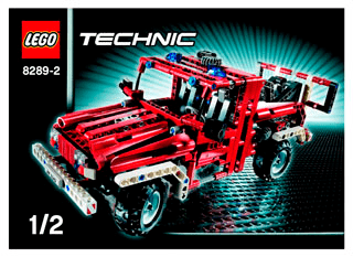 Preview for alternative construction for LEGO® Set 8289-1 - Number 4 BI - MODEL 2 - 1/2 IN