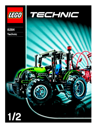 Preview for alternative construction for LEGO® Set 8284-1 - Number 1 BI - 8284 MODEL 1 - 1/2