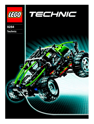 Preview for alternative construction for LEGO® Set 8284-1 - Number 3 BI - 8284 MODEL 2 - IN