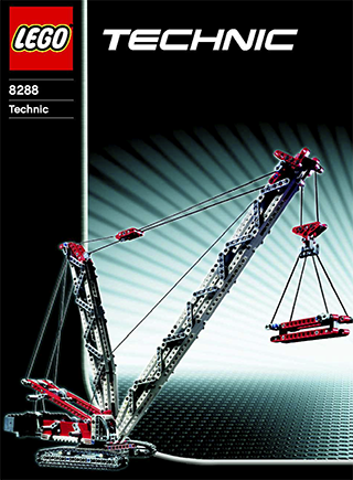 Preview for alternative construction for LEGO® Set 8288-1 - Number 1 BI - 8288 MODEL 1 - IN