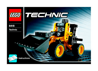 Preview for alternative construction for LEGO® Set 8418-1 - Number 2 BYGGEVEJLEDNING  8418 -2