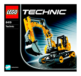 Preview for alternative construction for LEGO® Set 8419-1 - Number 1 BI 8419 -1