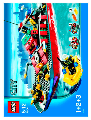 Lego Town Feuerwehrboot 7906