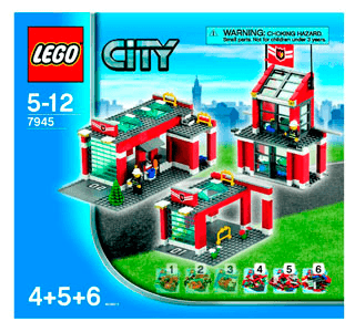 lego fire station 7945