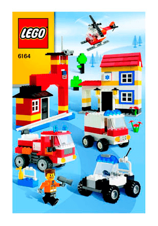 Preview for alternative construction for LEGO® Set 6164-1 - Number 1 BI, 6164 V29