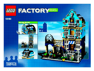 Preview for alternative construction for LEGO® Set 10190-1 - Number 1 BI  10190