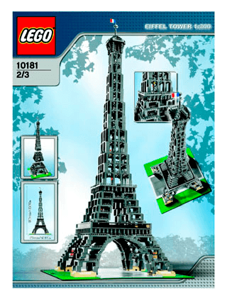 Preview for alternative construction for LEGO® Set 10181-1 - Number 1 BUILD INSTR 3006, 10181 2/3 IN