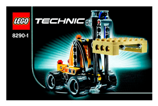 Preview for alternative construction for LEGO® Set 8290-1 - Number 1 BI 8290 1/2