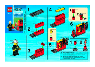 Preview for alternative construction for LEGO® Set 5613-1 - Number 2 BUILD INSTR 2001, 5613 NA