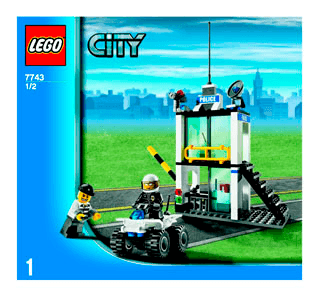 Preview for alternative construction for LEGO® Set 7743-1 - Number 3 BUILD INSTR, 7743 1/2 GLOBAL