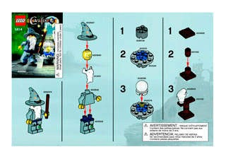 Preview for alternative construction for LEGO® Set 5614-1 - Number 2 BUILDING INSTRUC. 5614 NA 39