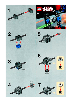 Preview for alternative construction for LEGO® Set 8028-1 - Number 1 BI 2001/2 - 8028 V29/39/70/90