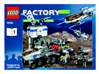 Preview for alternative construction for LEGO® Set 10191-1 - Number 1 BI  10191