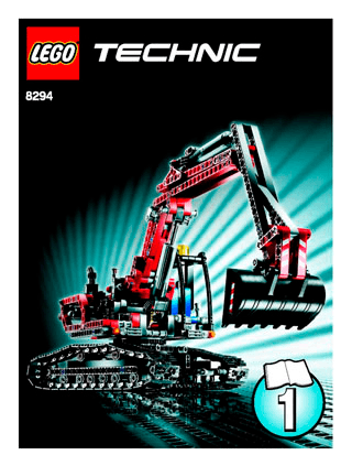 Preview for alternative construction for LEGO® Set 8294-1 - Number 1 BI - 8294 - MODEL 1 - 1/2