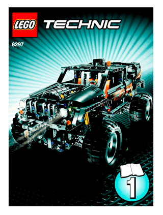 Preview for alternative construction for LEGO® Set 8297-1 - Number 1 BI - 8297 - MODEL 1 - 1/3