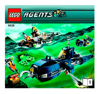 Preview for alternative construction for LEGO® Set 8636-1 - Number 1 BUILD INSTR 3005, 8636 1/2