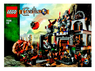 Preview for alternative construction for LEGO® Set 7036-1 - Number 1 BUILDING INSTRUC., 7036 1/2 IN