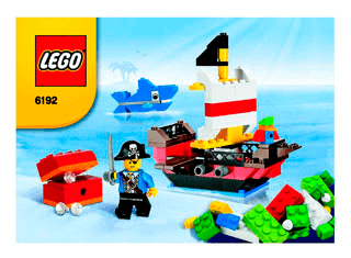 Preview for alternative construction for LEGO® Set 6192-1 - Number 1 BI 3001/24 - 6192 V29