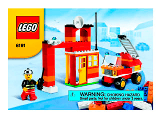 Preview for alternative construction for LEGO® Set 6191-1 - Number 2 BI 3001/24 - 6191 V39