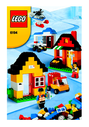 Preview for alternative construction for LEGO® Set 6194-1 - Number 1 BI 3002/48 - 6194 V29