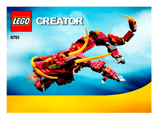 Preview for alternative construction for LEGO® Set 6751-1 - Number 2 BI 3006/48 - 6751 2/3