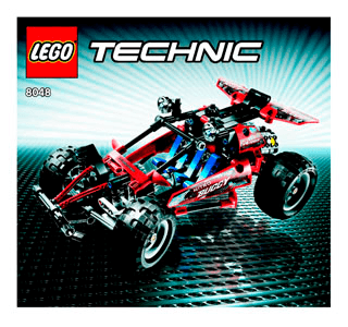 Preview for alternative construction for LEGO® Set 8048-1 - Number 1 BI 3005/72+4 - 8048 - 1/2