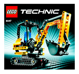 Preview for alternative construction for LEGO® Set 8047-1 - Number 2 BI 3005/60 - 8047-1/2