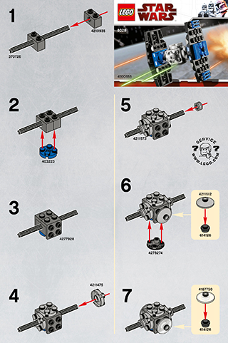 Preview for alternative construction for LEGO® Set 8028-1 - Number 2 BI 2001/ 2-8028 V29/39/70/90