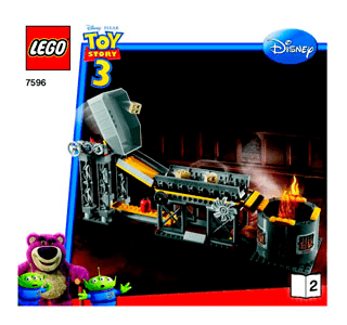 Preview for alternative construction for LEGO® Set 7596-1 - Number 2 BI 3005/48 - 7596 V 29 2/2