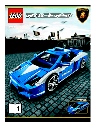 Preview for alternative construction for LEGO® Set 8214-1 - Number 1 BI 3006/64 - 8214 V29 1/2