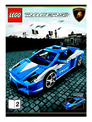 Preview for alternative construction for LEGO® Set 8214-1 - Number 3 BI 3006/48 - 8214 V29 2/2