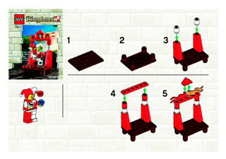 Preview for alternative construction for LEGO® Set 7953-1 - Number 1 BI 2001/ 2 - 7953 V29