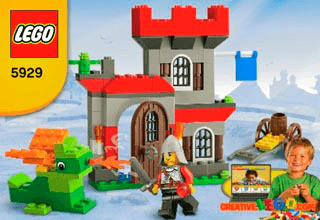 Preview for alternative construction for LEGO® Set 5929-1 - Number 1 BI 3001/24 - 5929 V29