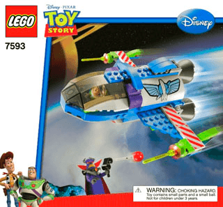 Preview for alternative construction for LEGO® Set 7593-1 - Number 4 BI 3005/56 - 7593 V 140