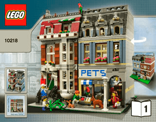 Preview for alternative construction for LEGO® Set 10218-1 - Number 1 BI 3016 80+4 -10218 V46/39 1/2