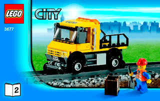 Preview for alternative construction for LEGO® Set 3677-1 - Number 1 BI 3004/36-3677 V 29/39 2/6