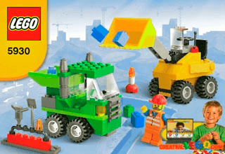 Preview for alternative construction for LEGO® Set 5930-1 - Number 1 BI 3001/24 - 5930 V29